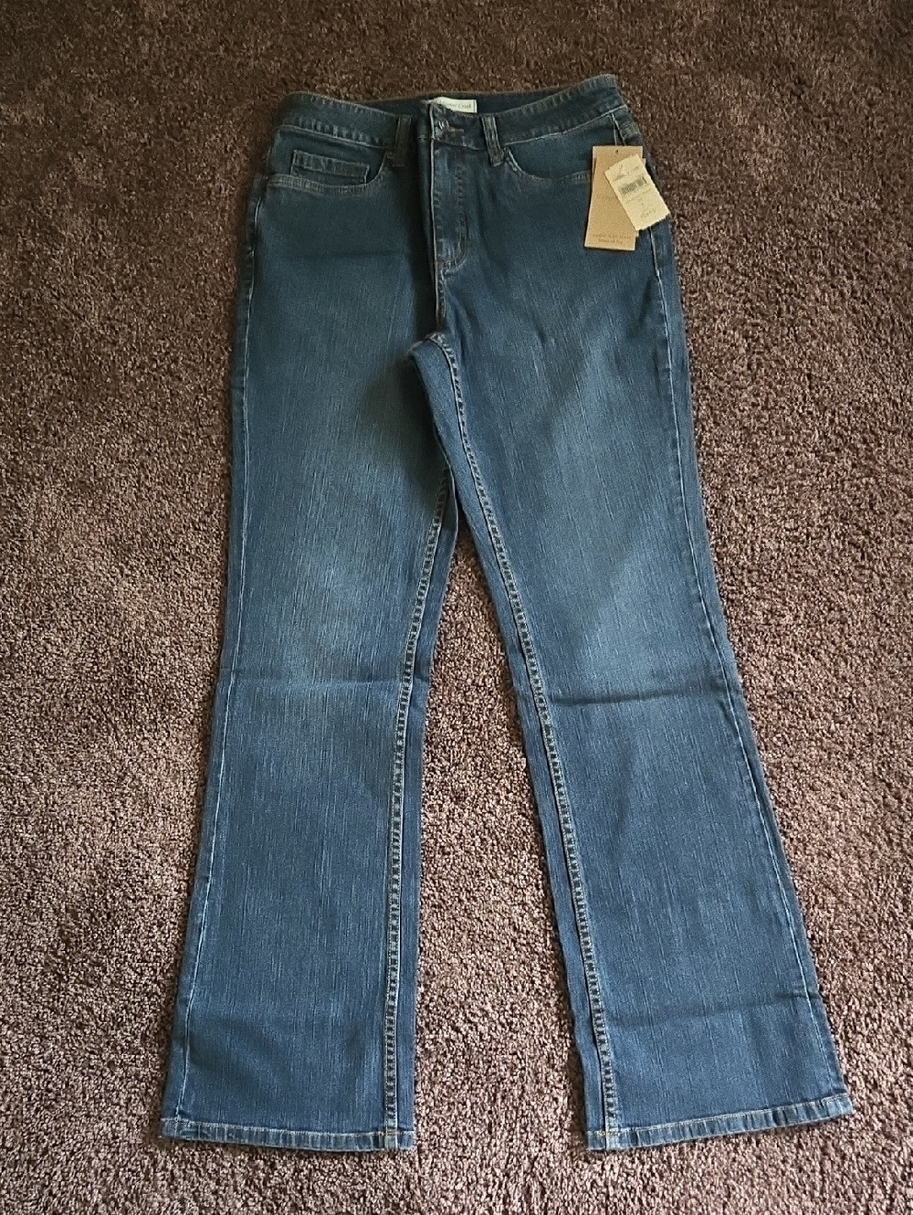 NEW Coldwater Creek Blue Bootcut Leg Jeans 8